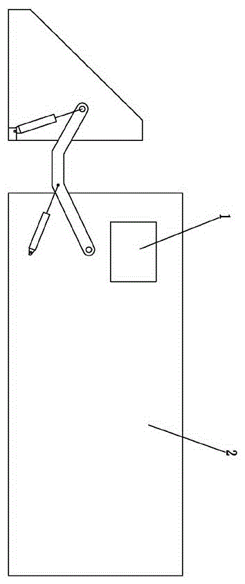 A control device for mobile garbage compression equipment