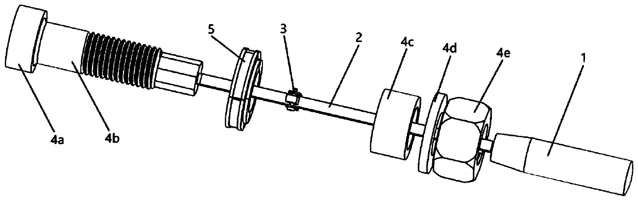 Single-side bolt fastener mounting tool with adjustable ejector pin position