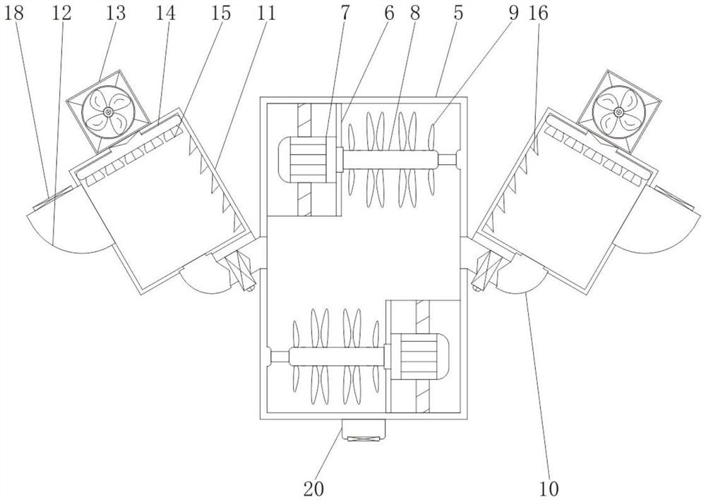 Auxiliary device for chemical fertilizer production