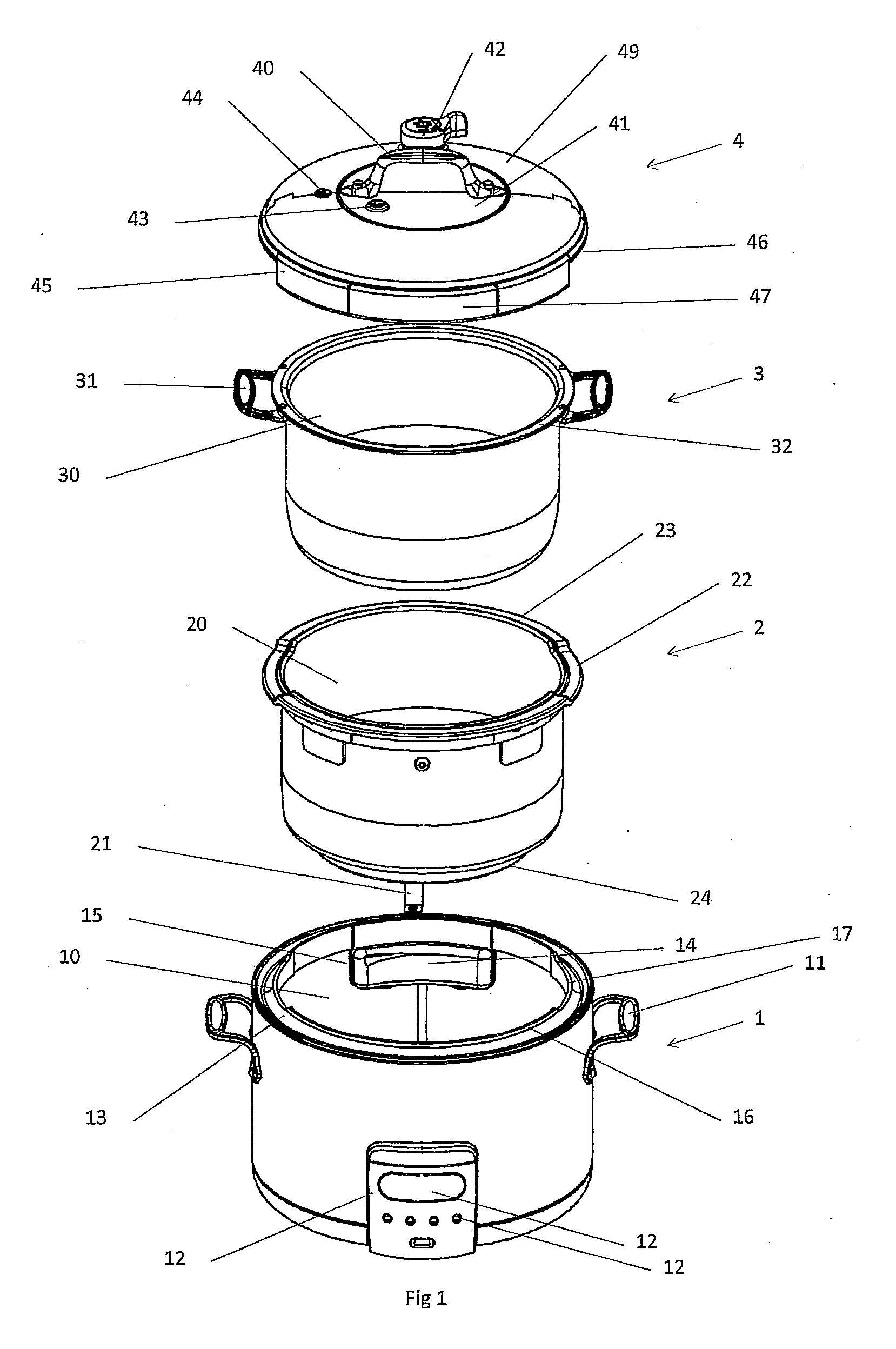 Electrical Appliance for Cooking Food