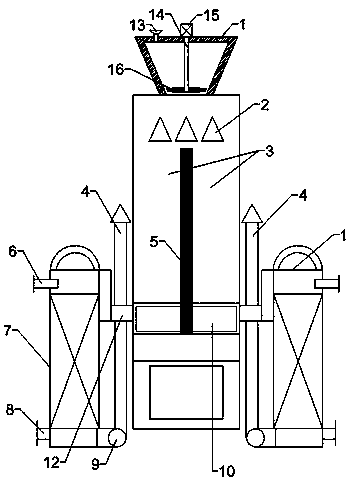 Semi-coke furnace capable of processing raw materials of pulverized coal