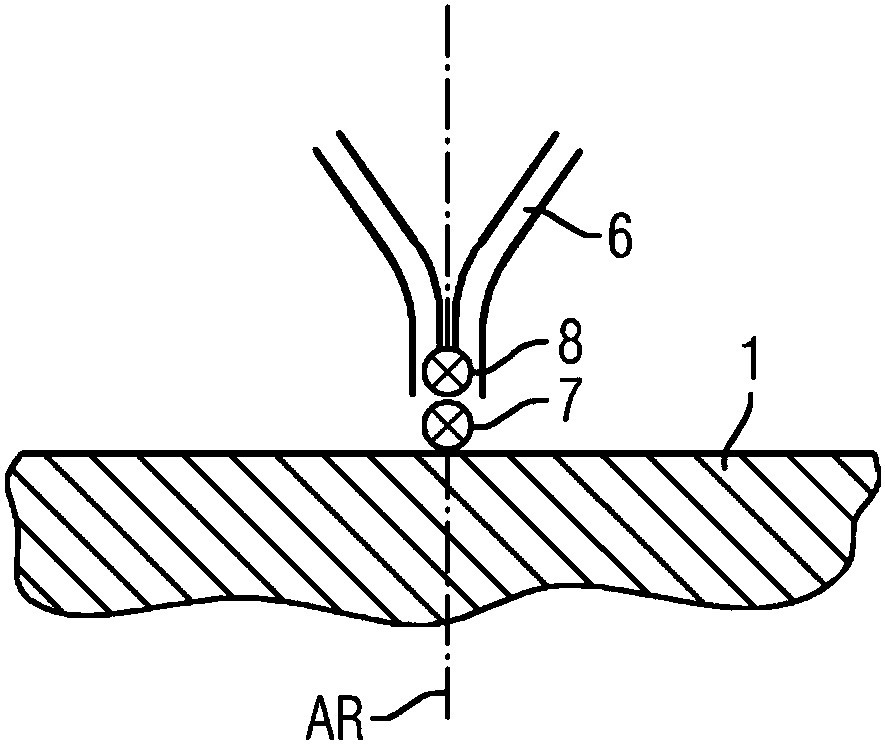 Method for producing a work piece through generative manufacturing, and corresponding work piece