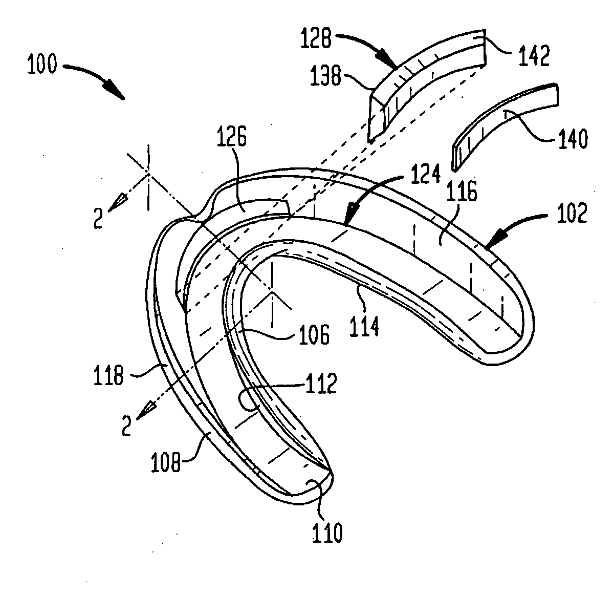 Shock absorbing dental device