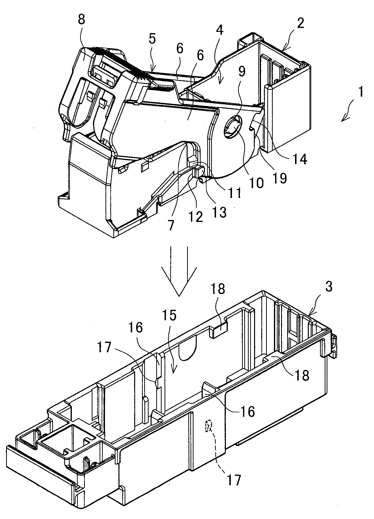 Lever type connector