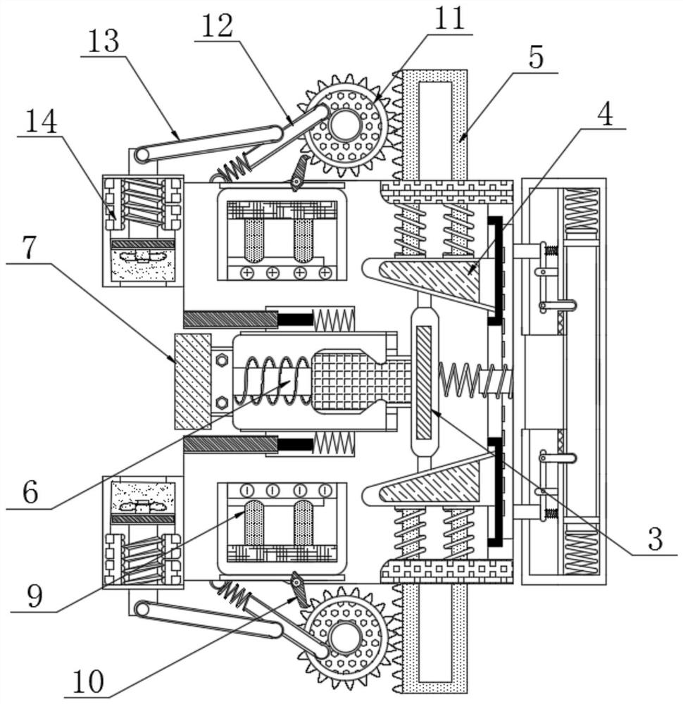 Current overload protection device for replacement of electric equipment in power distribution cabinet