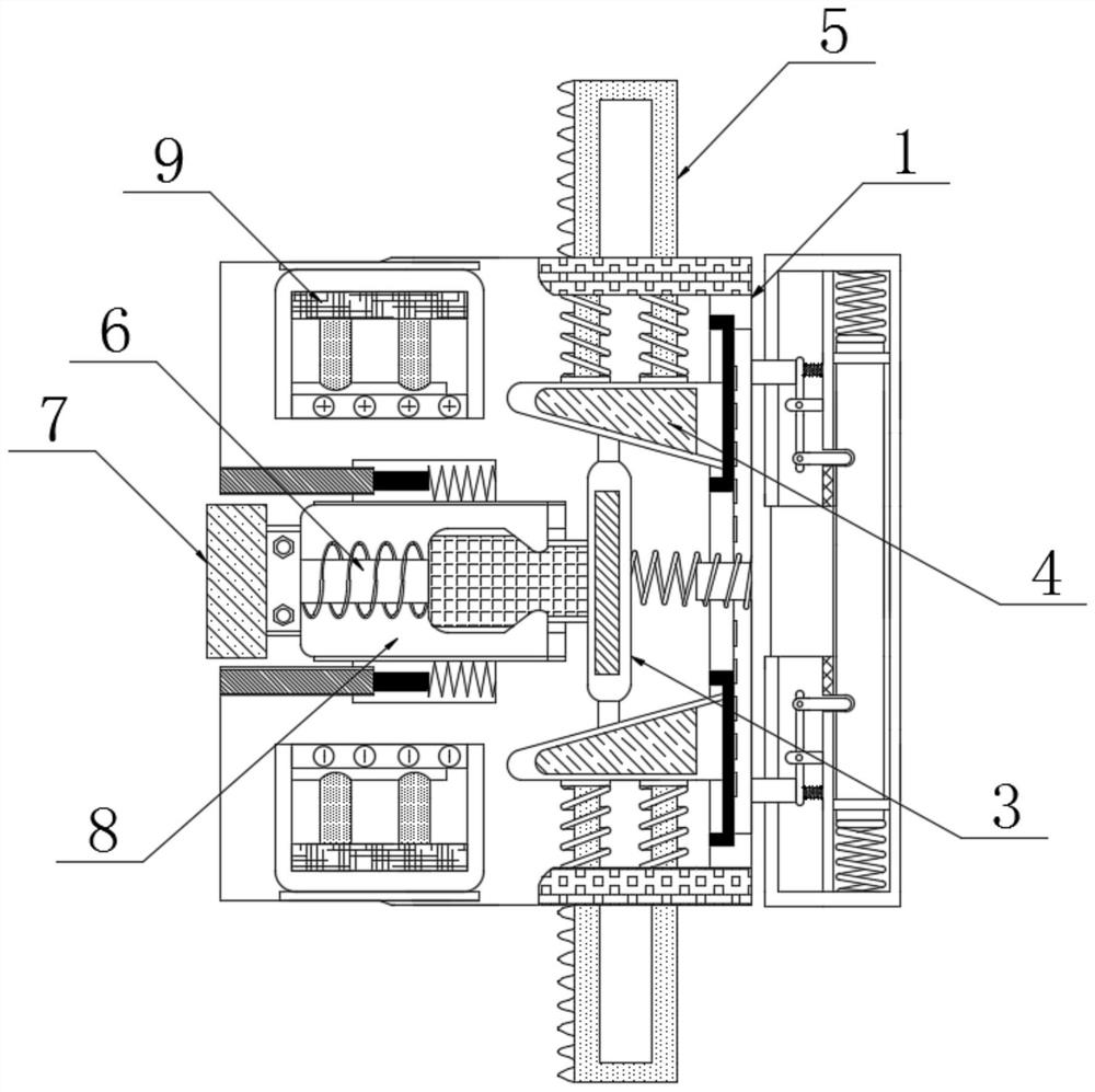 Current overload protection device for replacement of electric equipment in power distribution cabinet