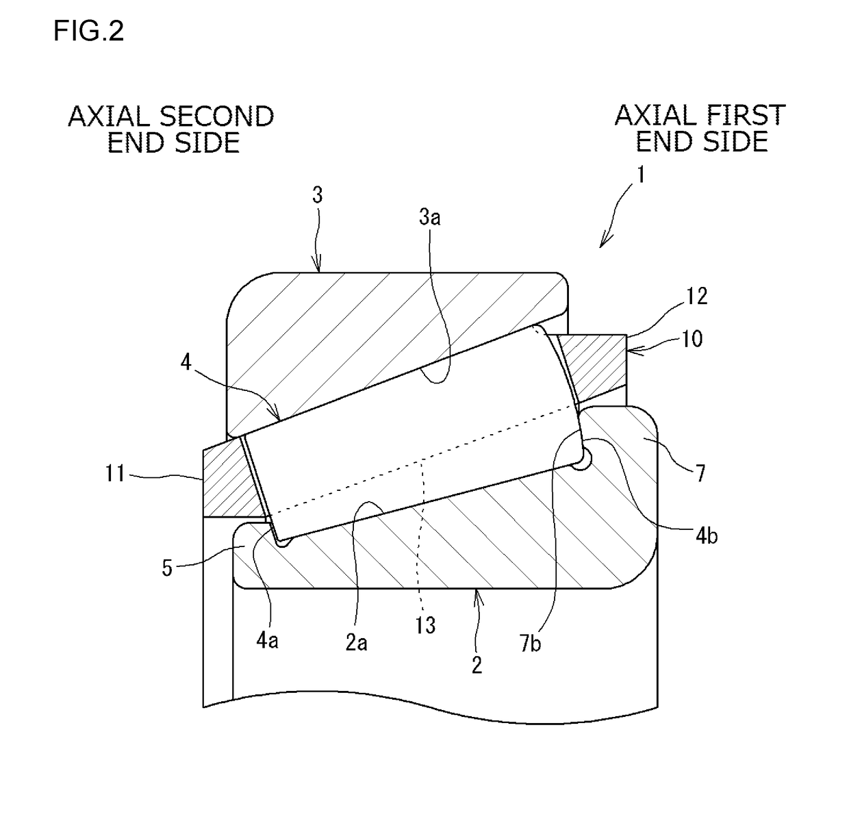 Tapered roller bearing and power transmission device