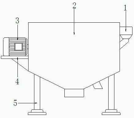 A spiral progressive polishing equipment for the outer surface of a hexagonal nut