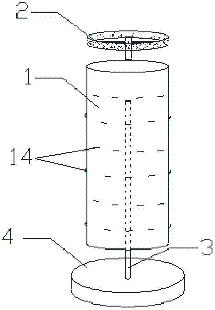 Plant symbiont stereoscopic planting device and method