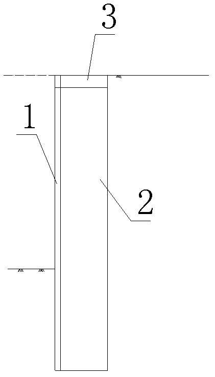 Outside-enhanced retaining supporting structure