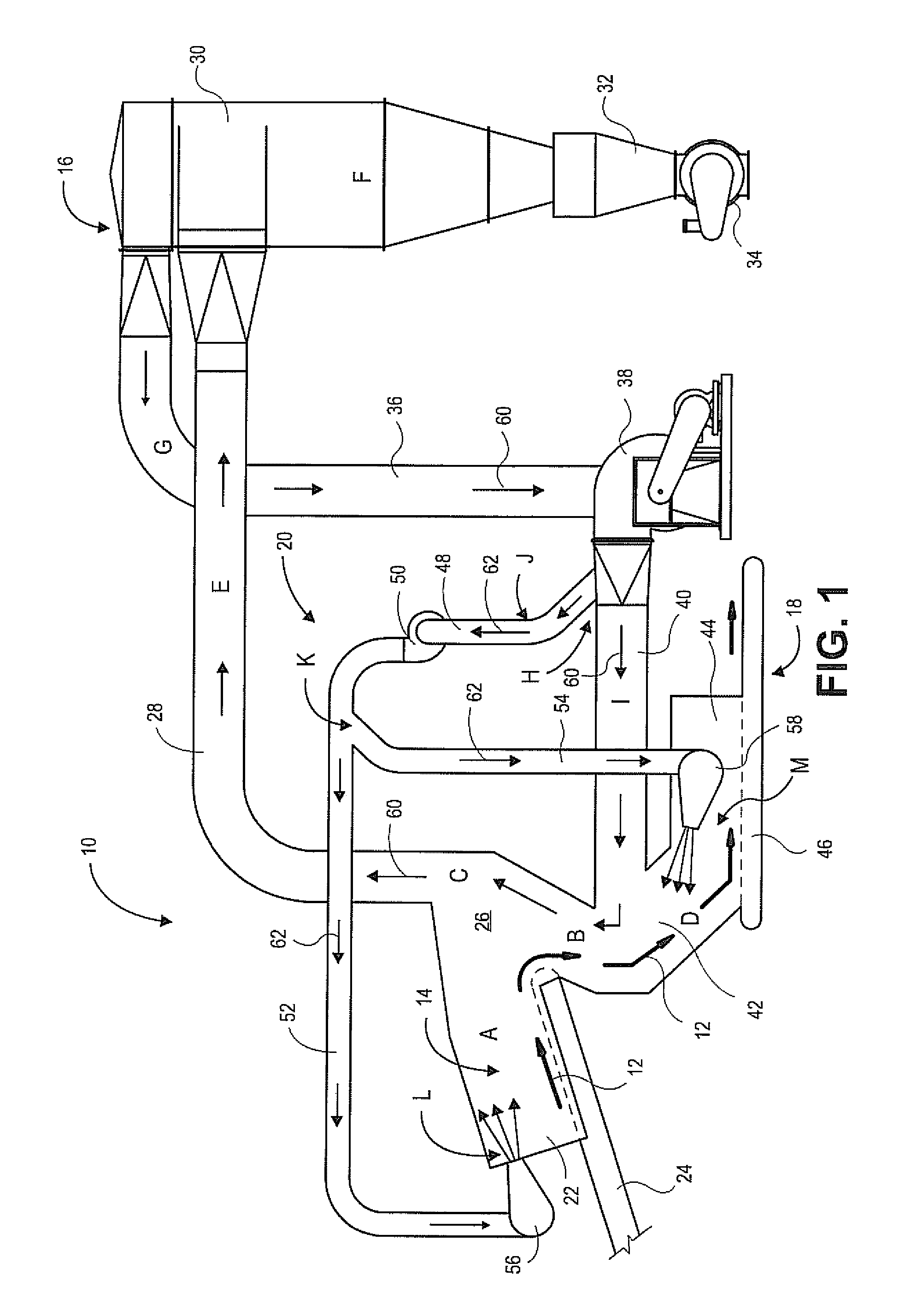 System and method for eliminating emissions from an air classification device