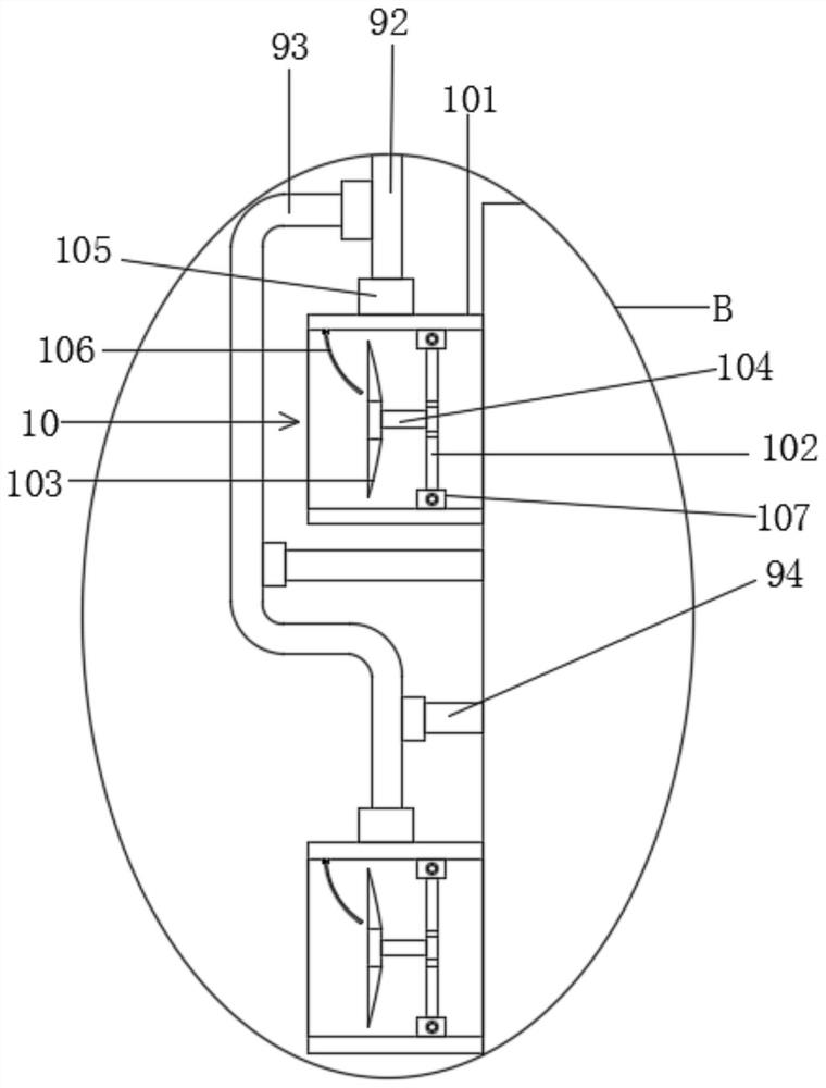 Ventilation energy-saving system of green building