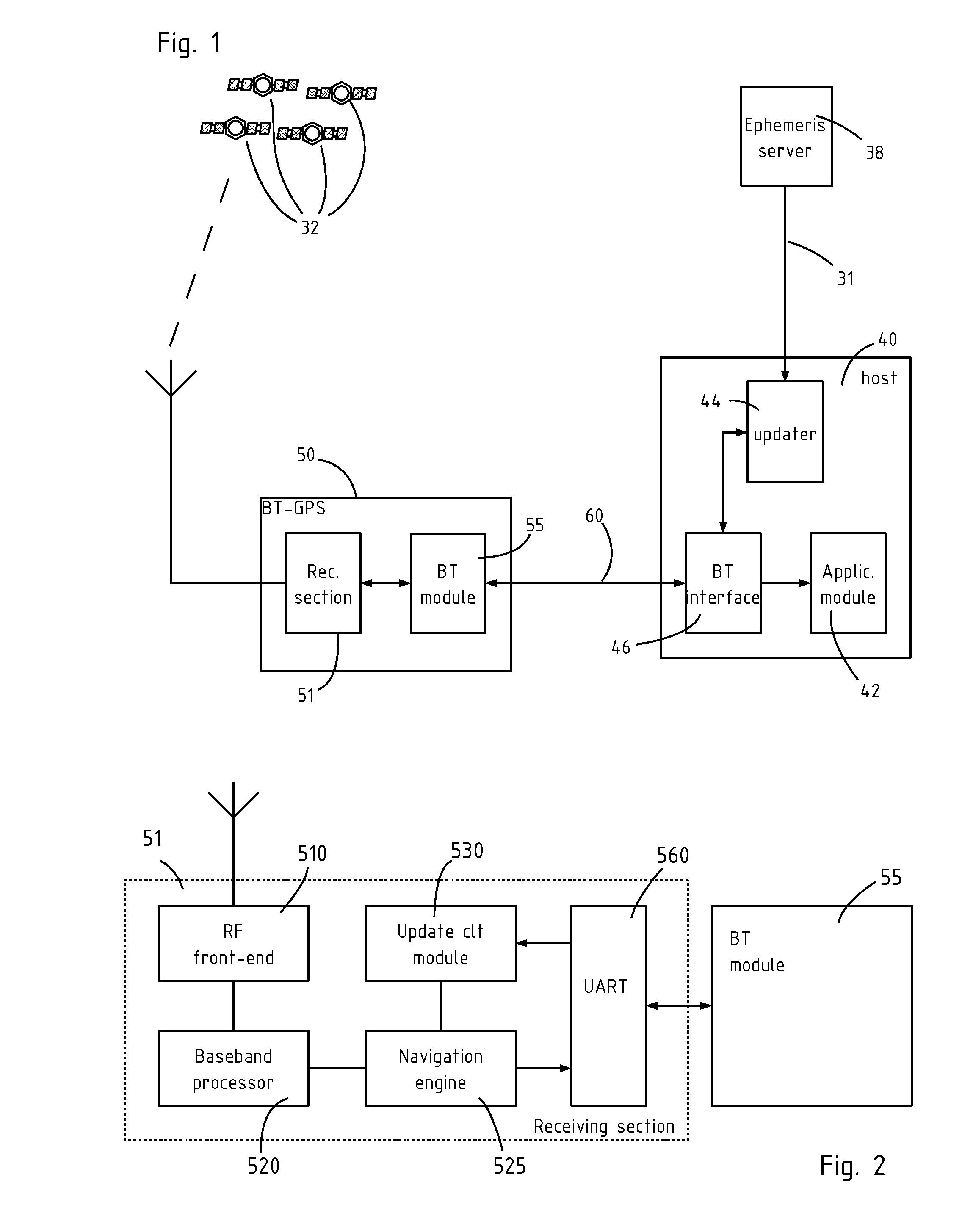 GNSS receiver with wireless interface