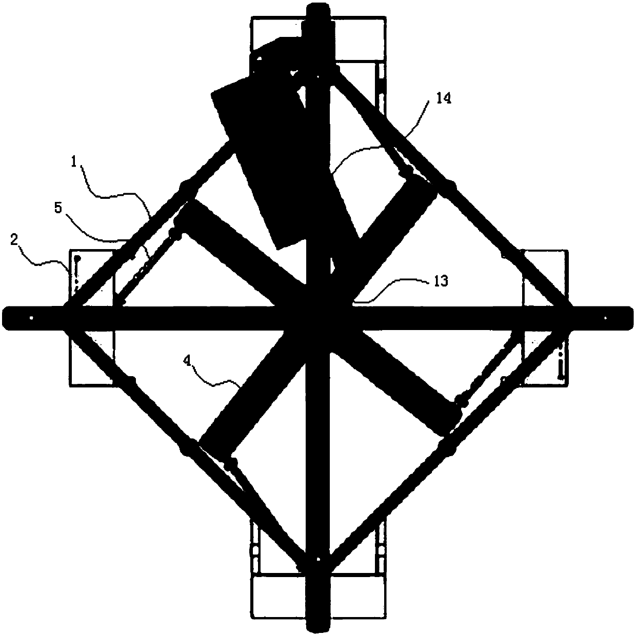 Automatic clamp of cargo box and unmanned aerial vehicle