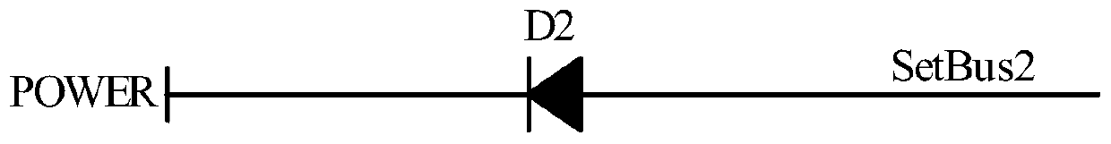 Communication interface circuit based on power line