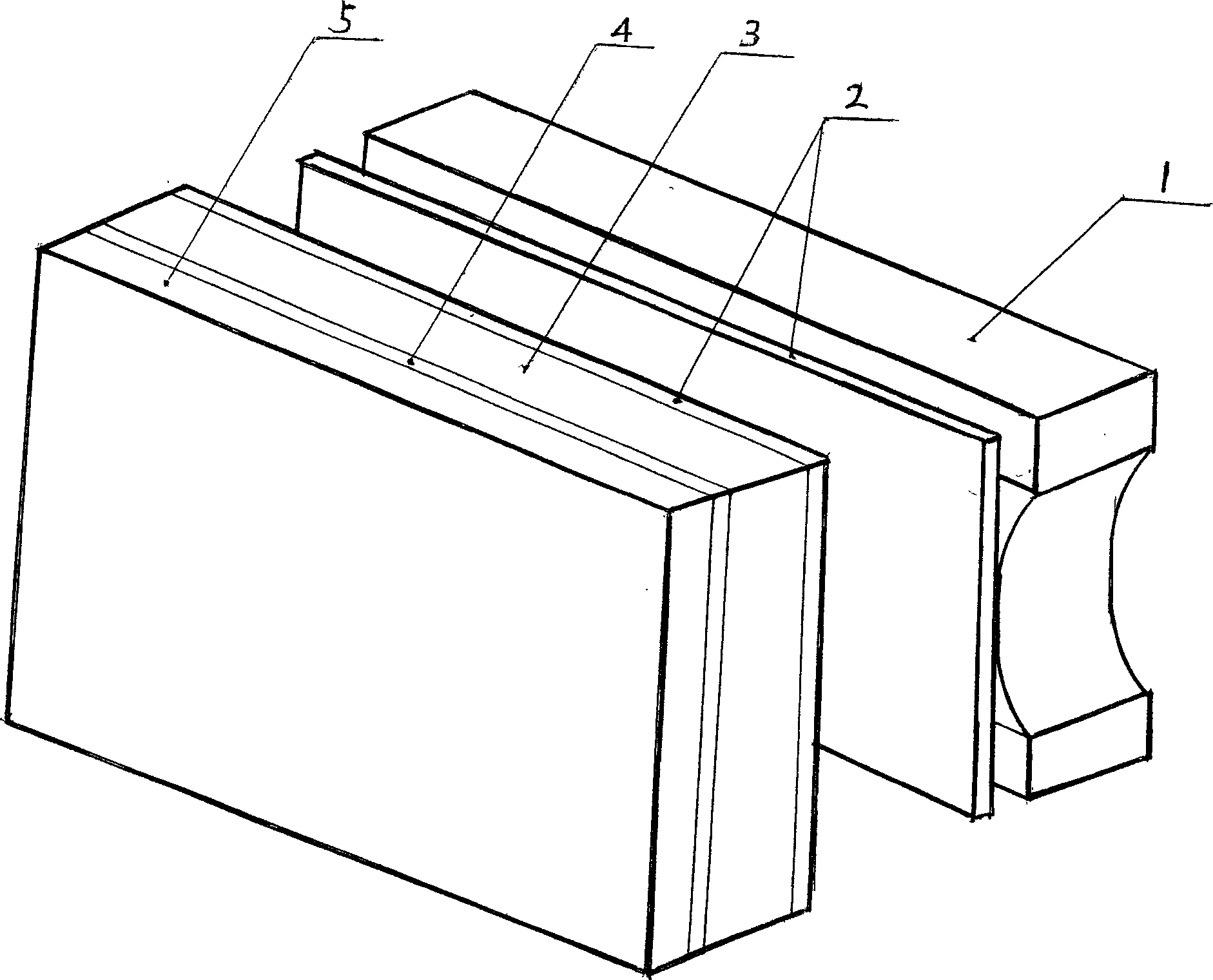 Electrode structure with high power, high-pressure, big-volume stable-uniform clischarge