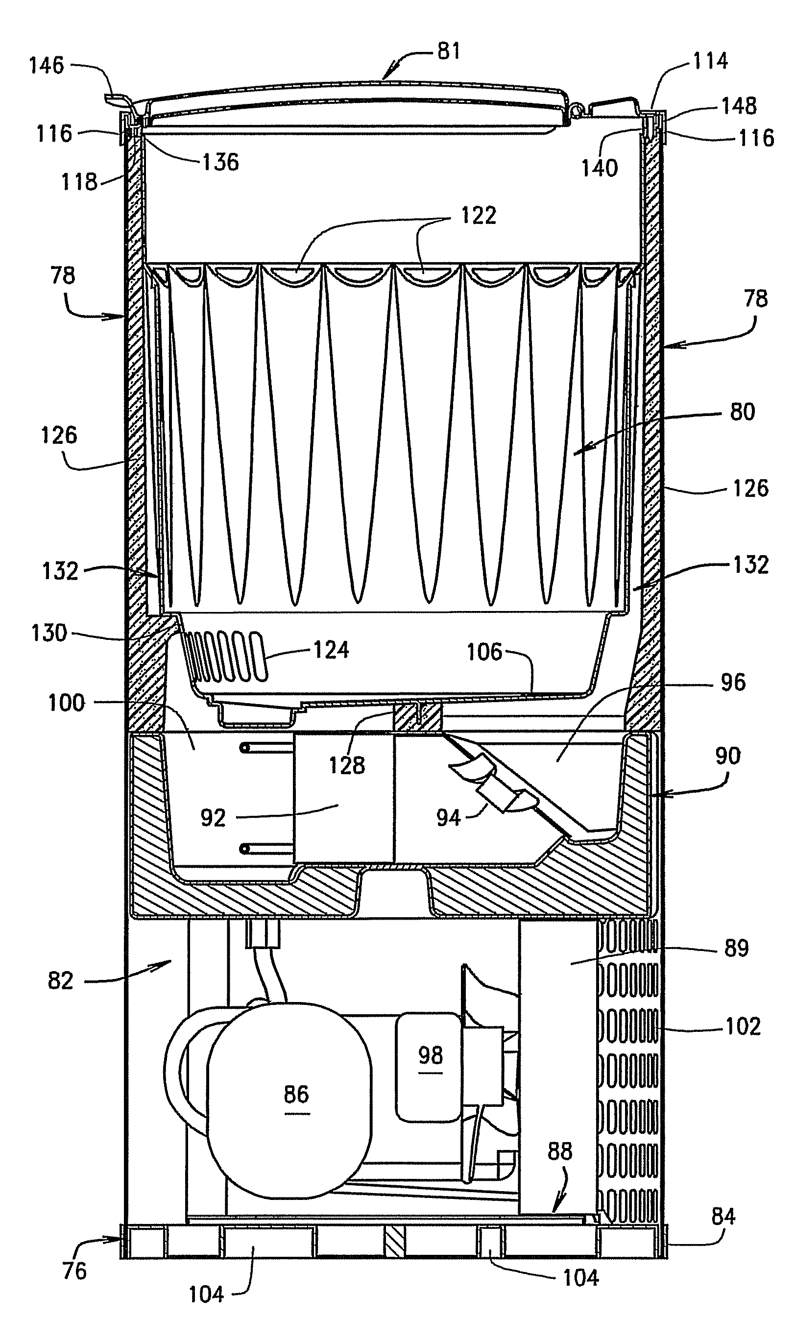 Refrigerated product merchandising unit