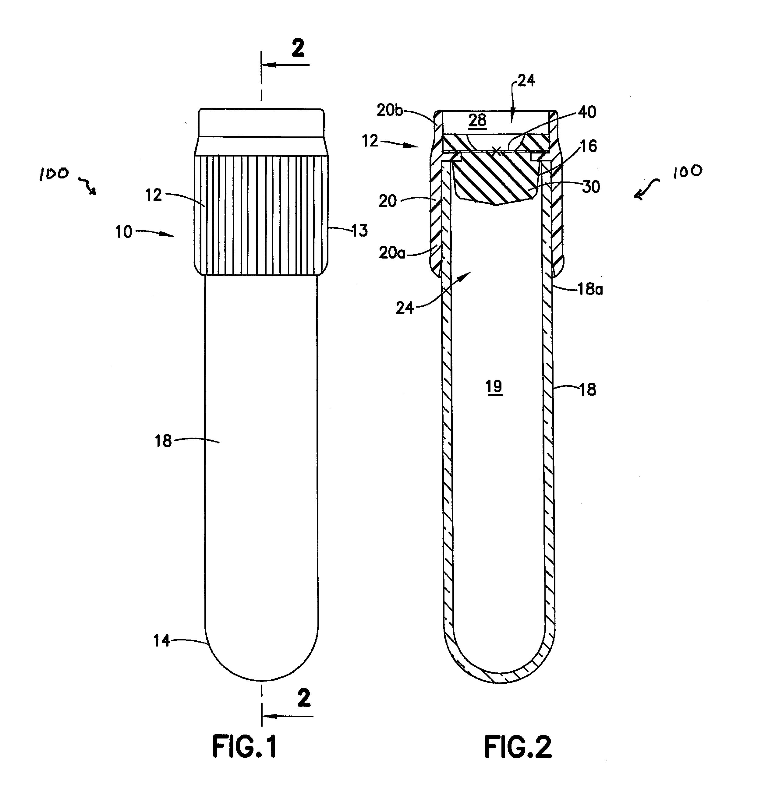 One-Piece Safety Tube Closure with Film Element