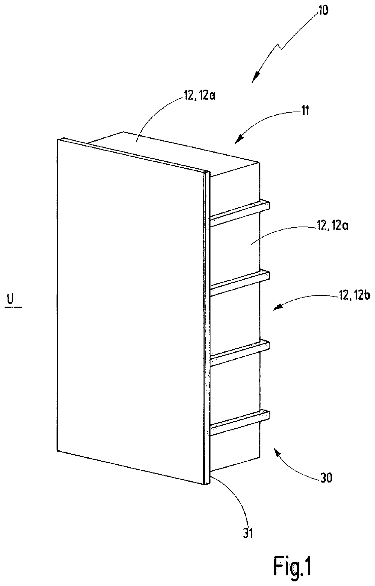 Explosion-proof housing with a reinforcing frame