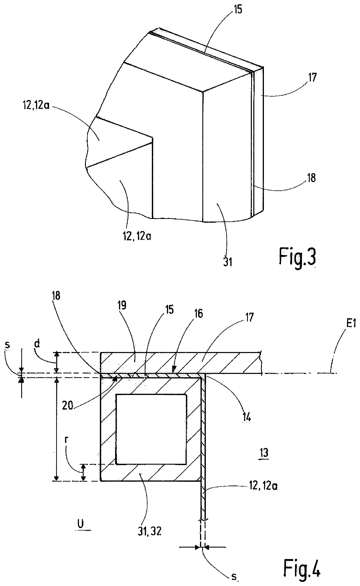 Explosion-proof housing with a reinforcing frame