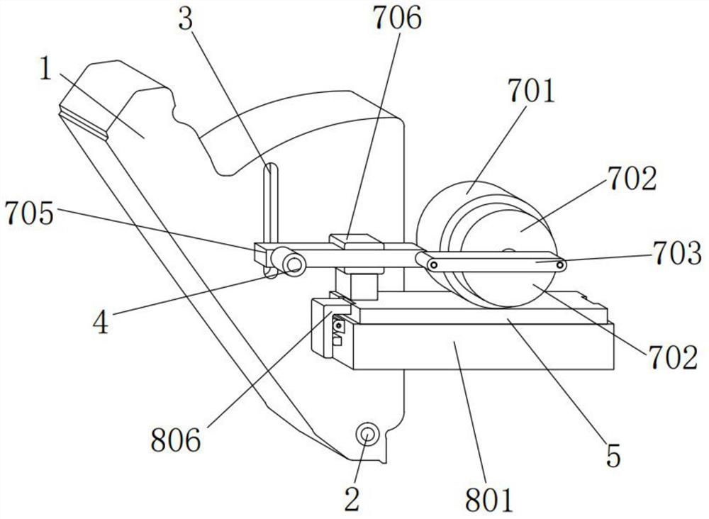 Efficient electric transmission mechanism of automobile glove box