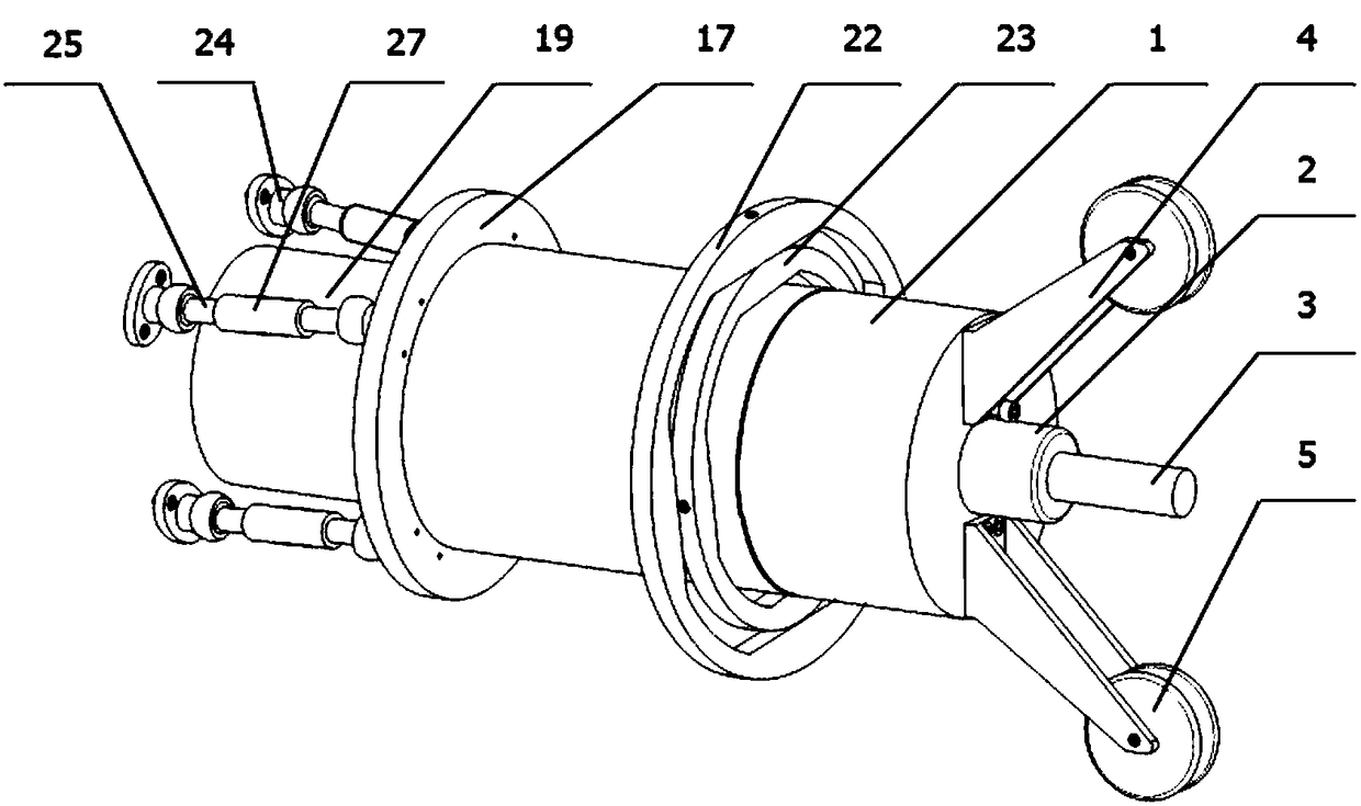 Passive adaptive multifunctional detection device for nuclear fuel assembly