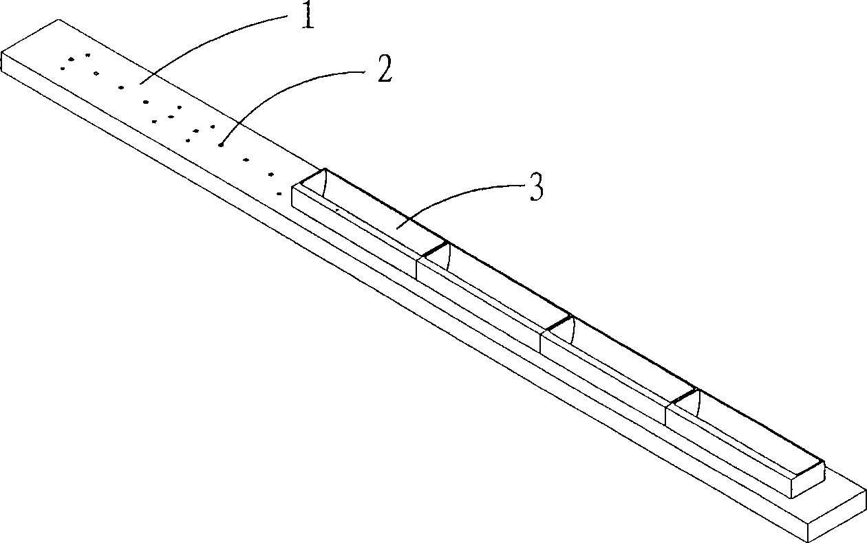 LED back light source structure