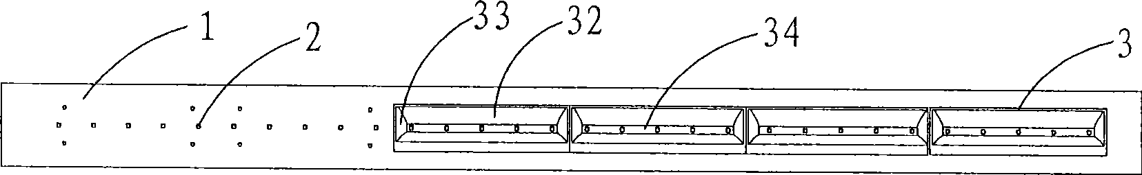 LED back light source structure