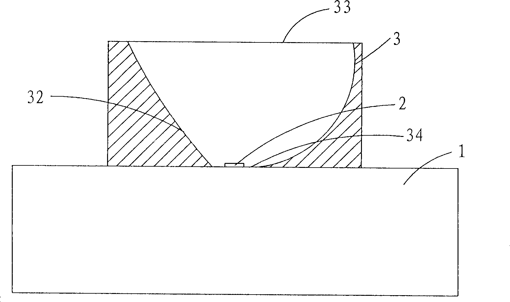 LED back light source structure