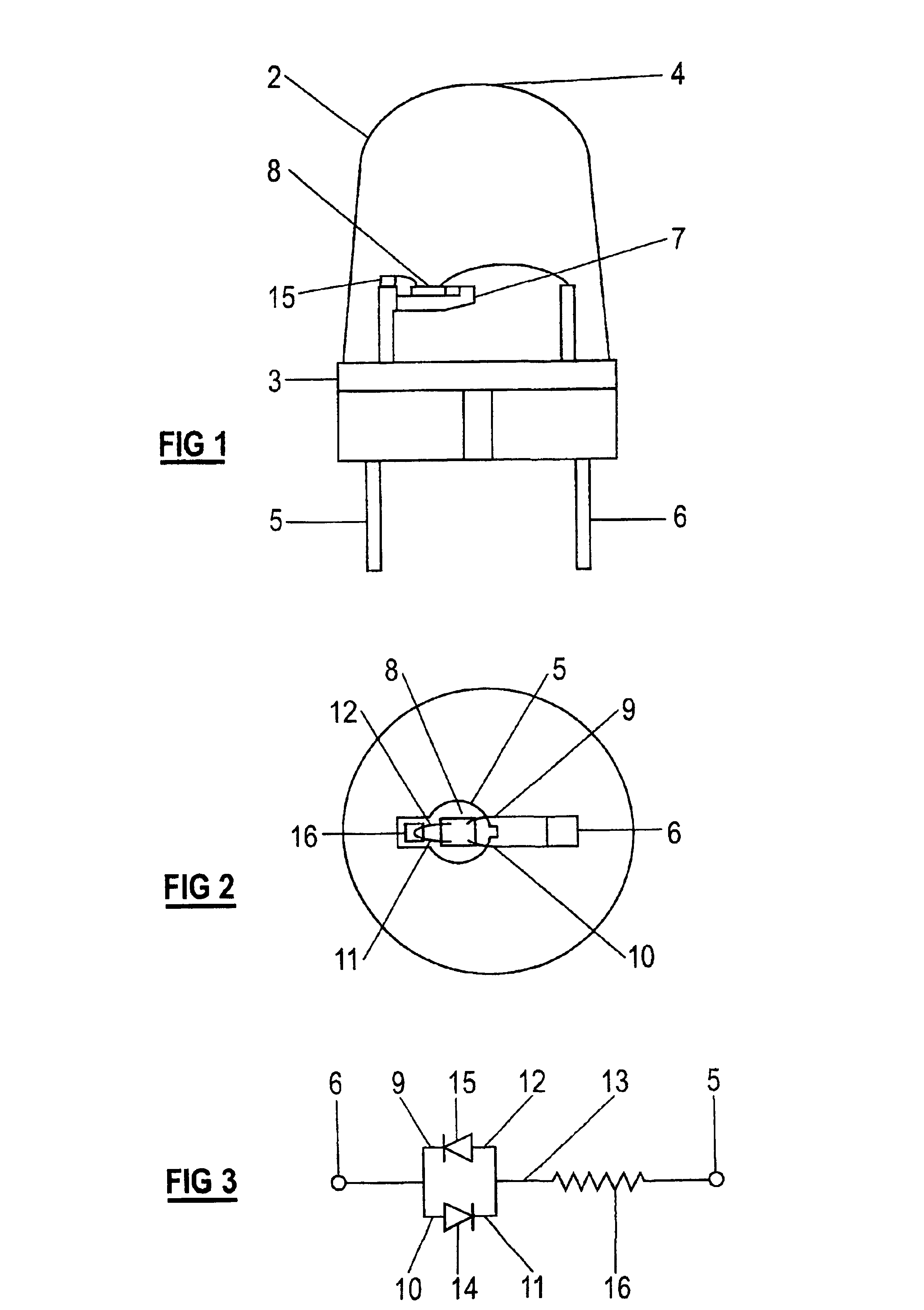 Led lamp with light-emitting junctions arranged in a three-dimensional array