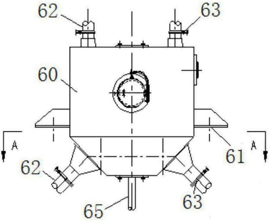 Multi-in and multi-out feeding system of micro-coal atomization boiler stokehole