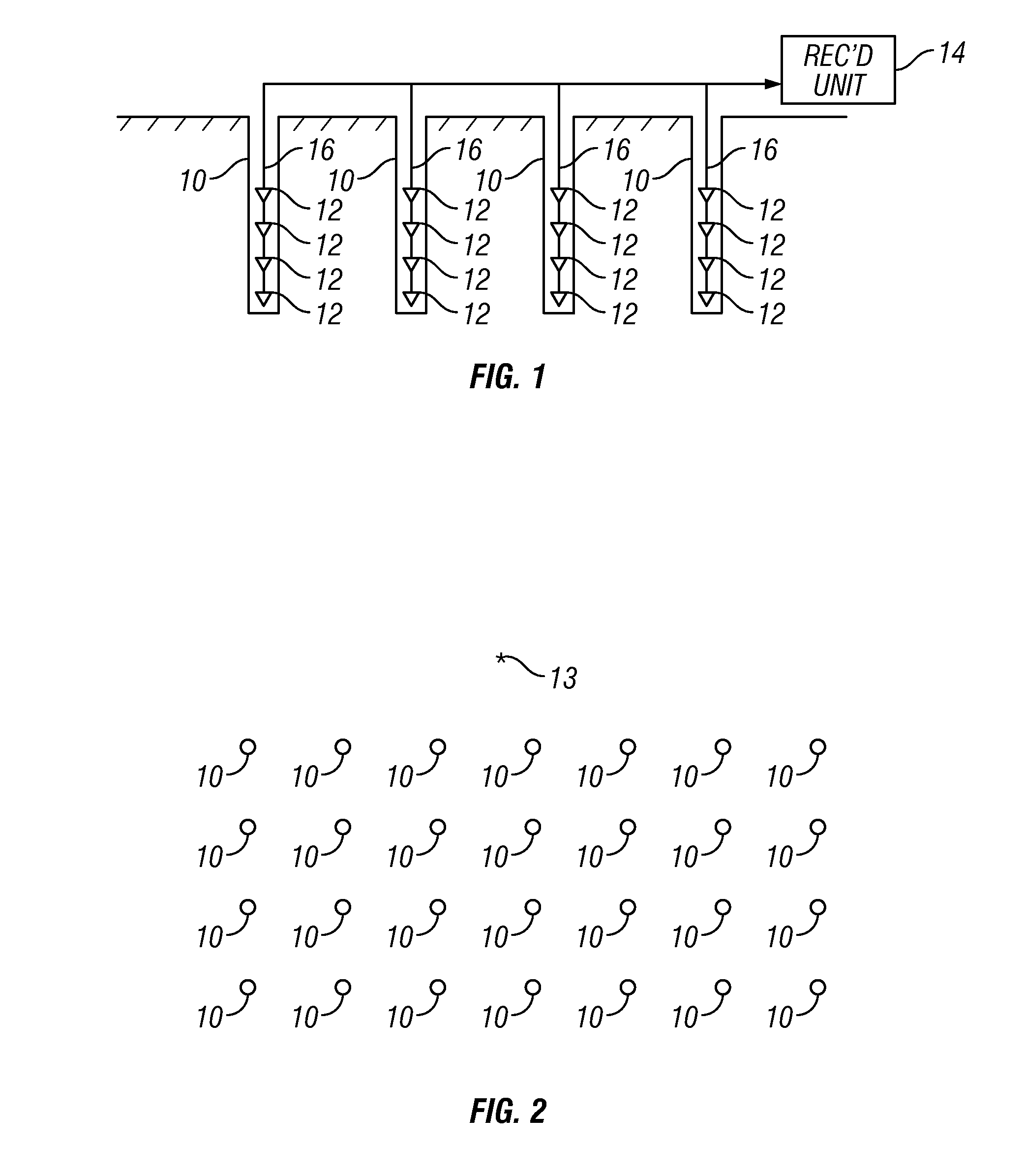 Passive seismic data acquisition and processing using multi-level sensor arrays