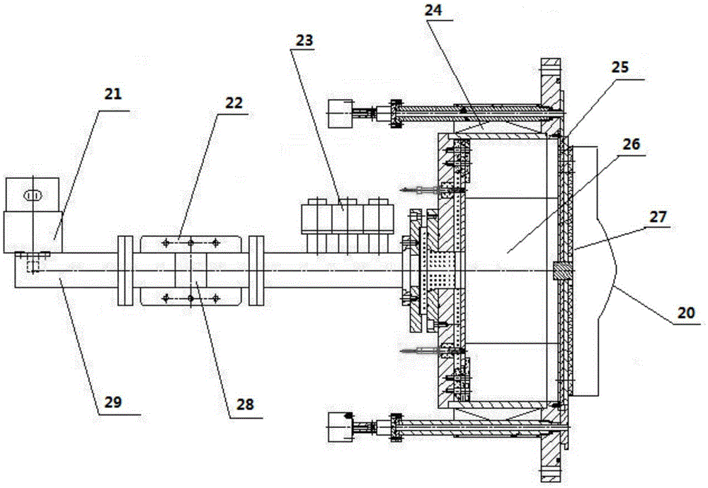 A space low earth orbit plasma environment simulation experiment system