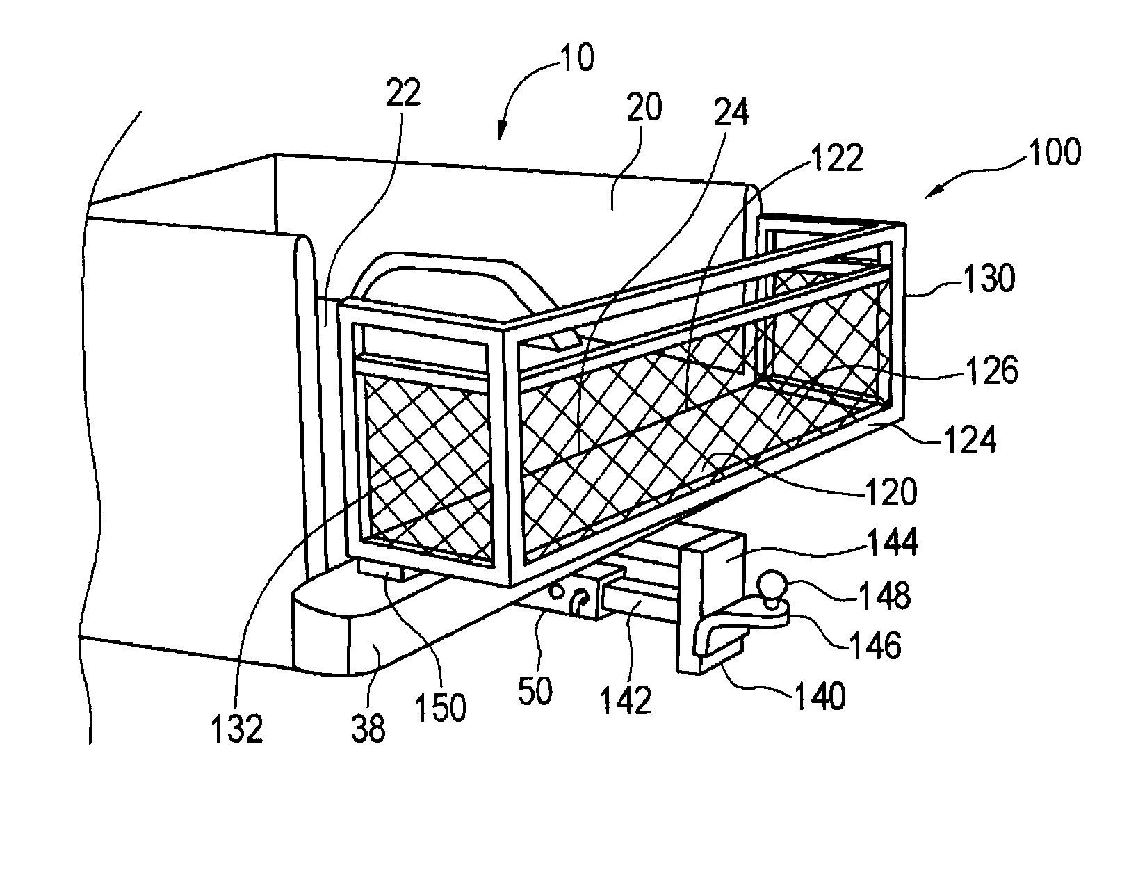 Truck bed extension