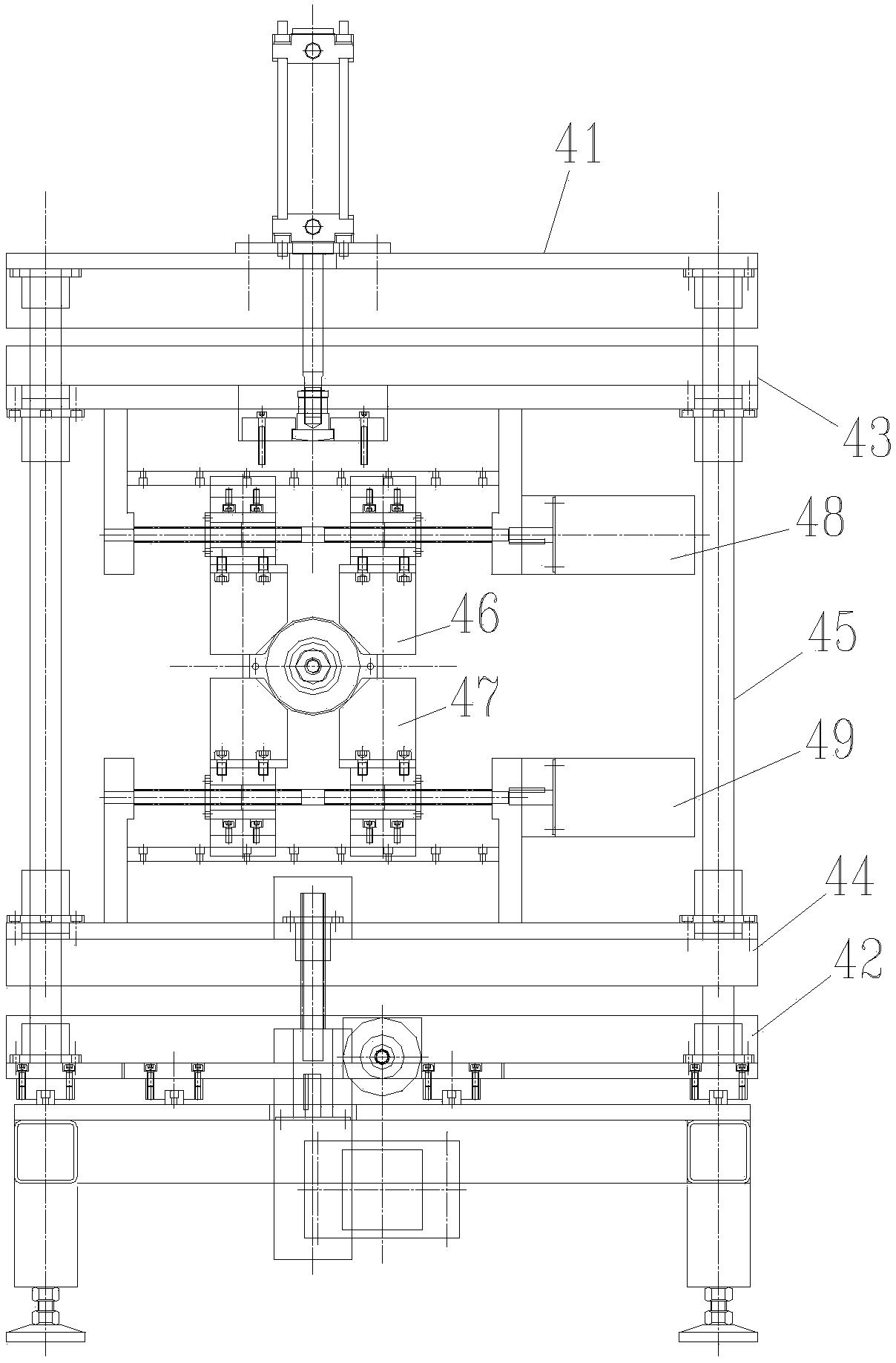 Elastic body flexible screwing device