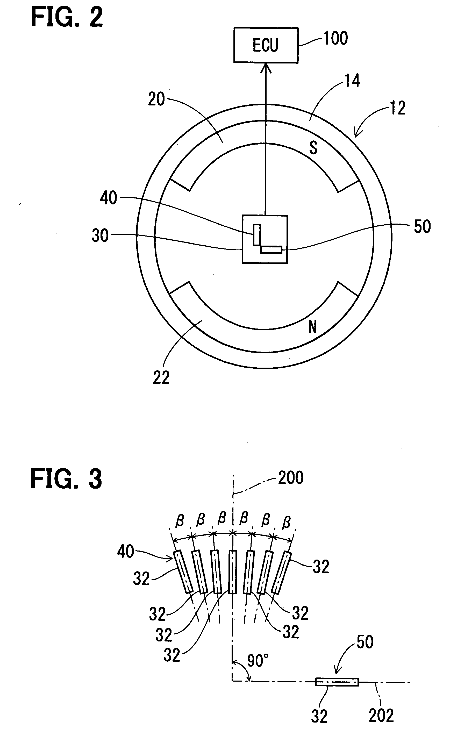 Rotation angle detecting device