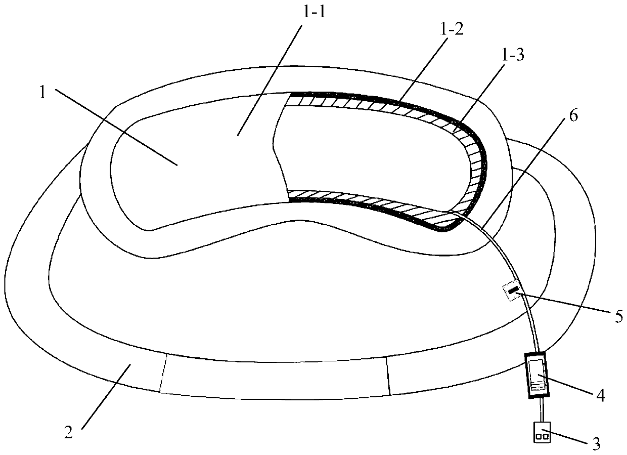 Intelligent heating real silk eyeshade