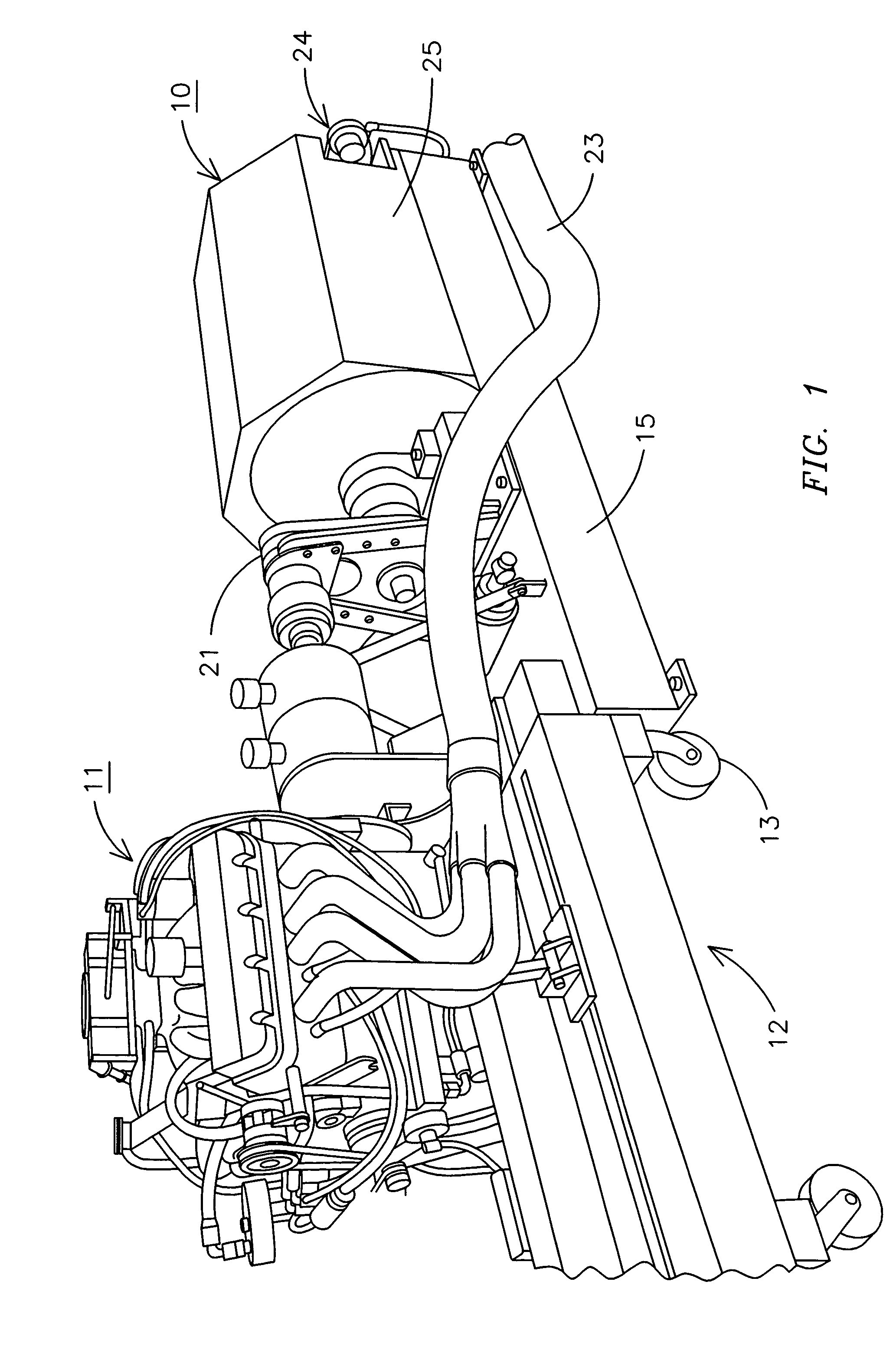 Method and apparatus for measuring the acceleration of an engine