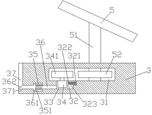 Adjustable television signal receiving device