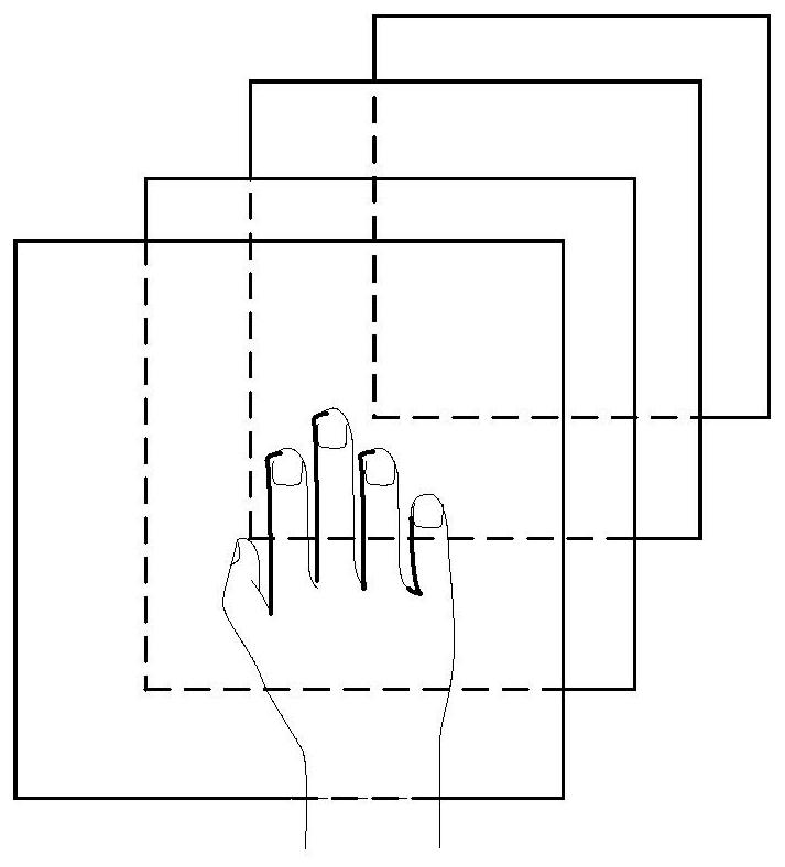 Three-dimensional window gesture navigation method, device, mobile terminal and storage medium