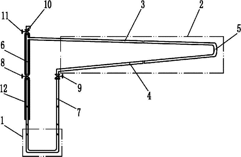 Ground temperature regulation and snow melting device using natural geothermal heat and its application