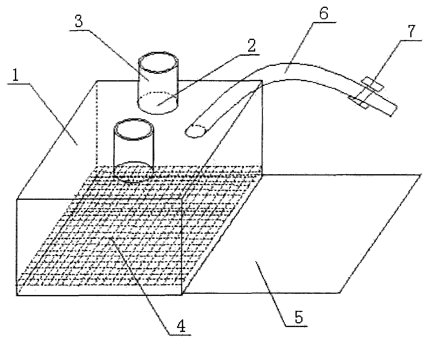 Moxa-moxibustion box