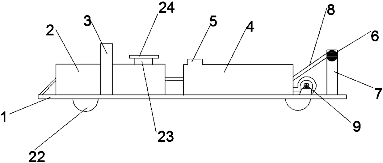 Fire hose cleaning device