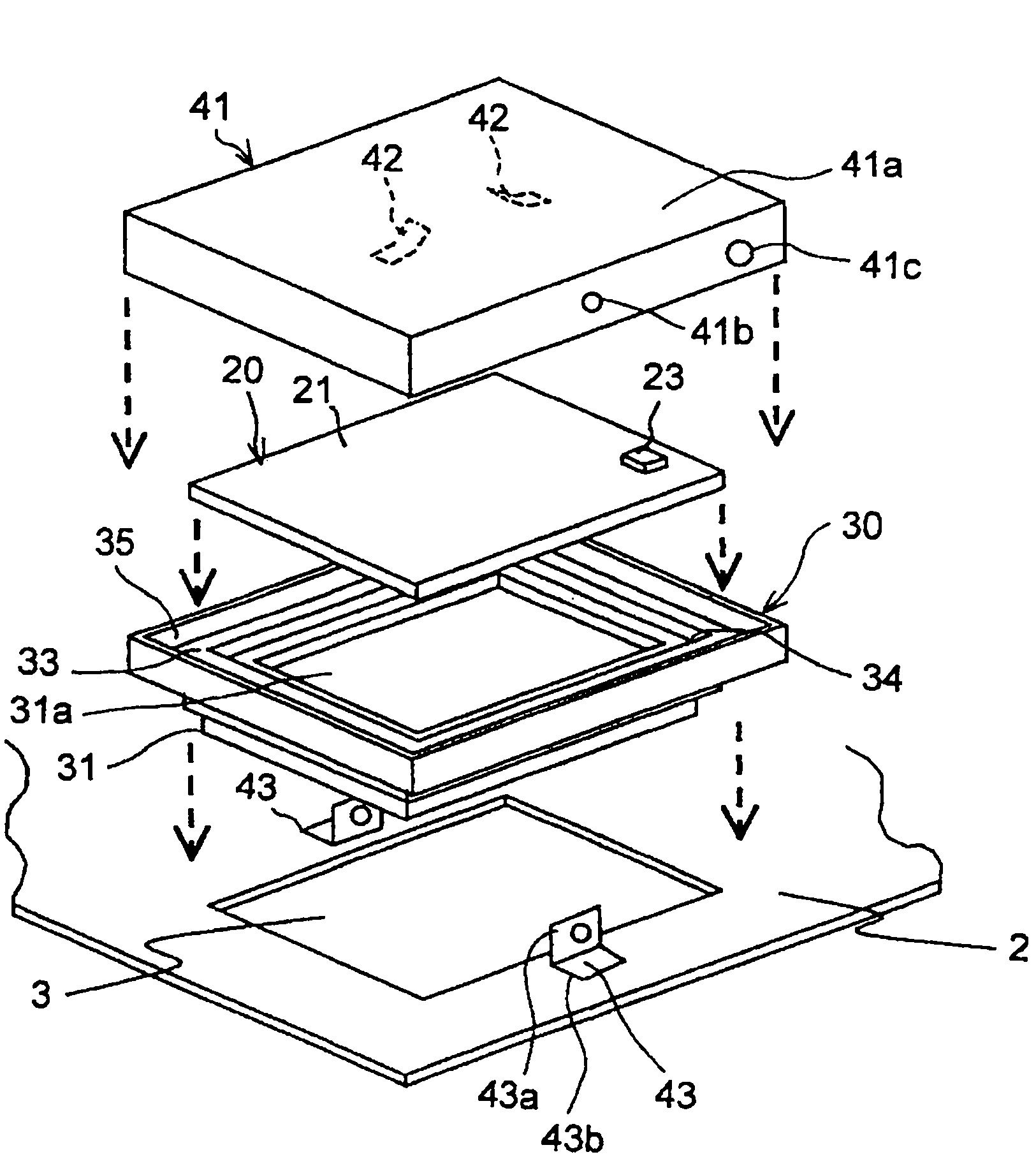 Elevator car lighting device