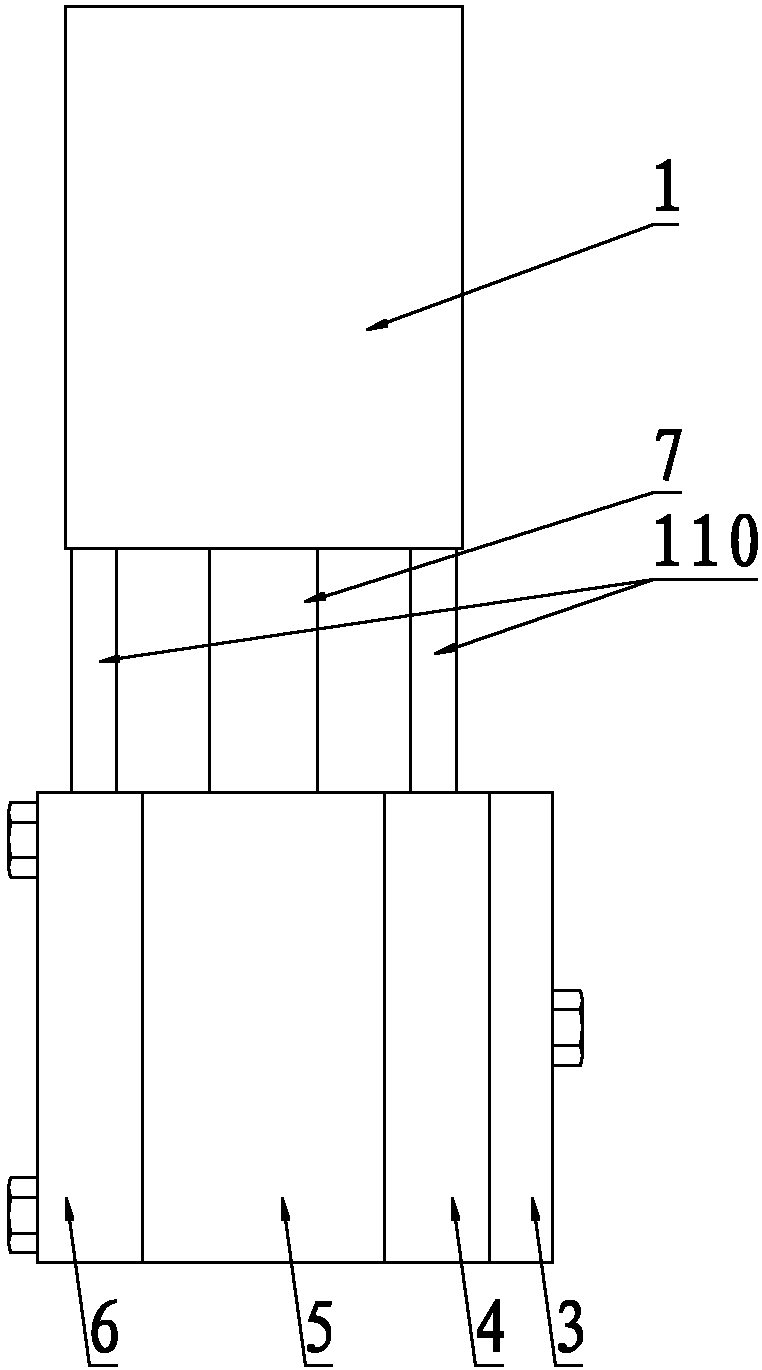 Mixing head device