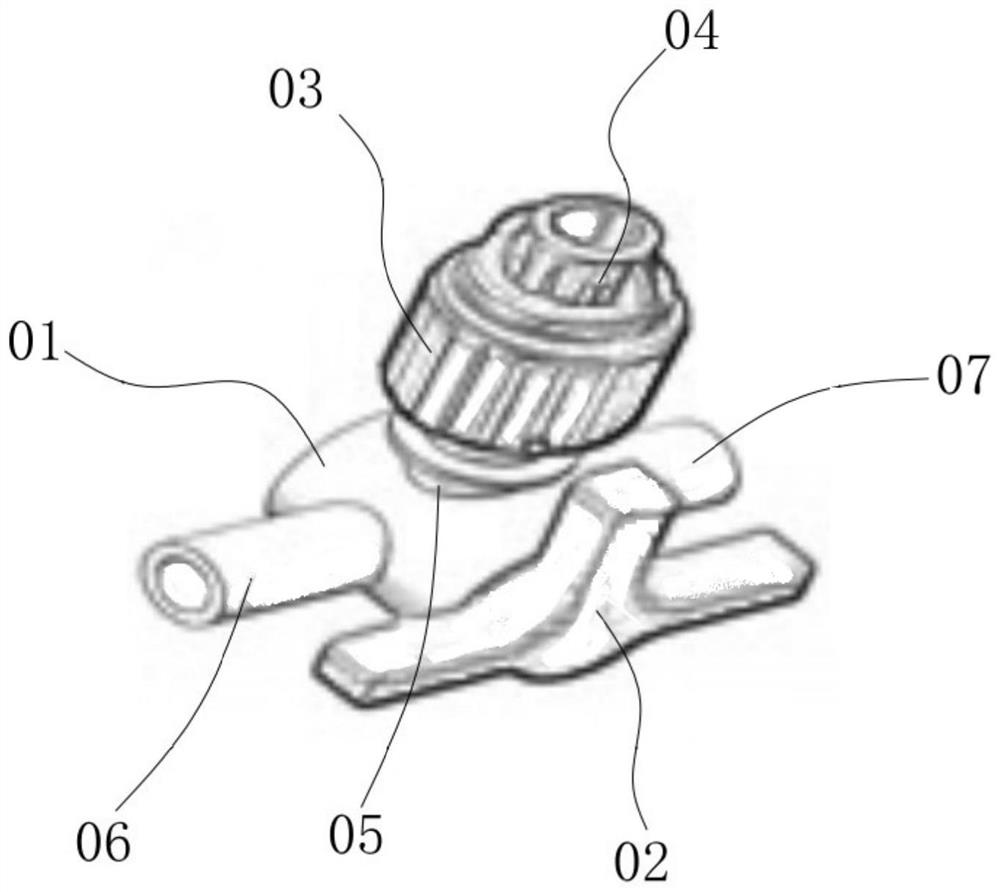 Three-way valve body automatic assembly method and three-way valve automatic assembly line