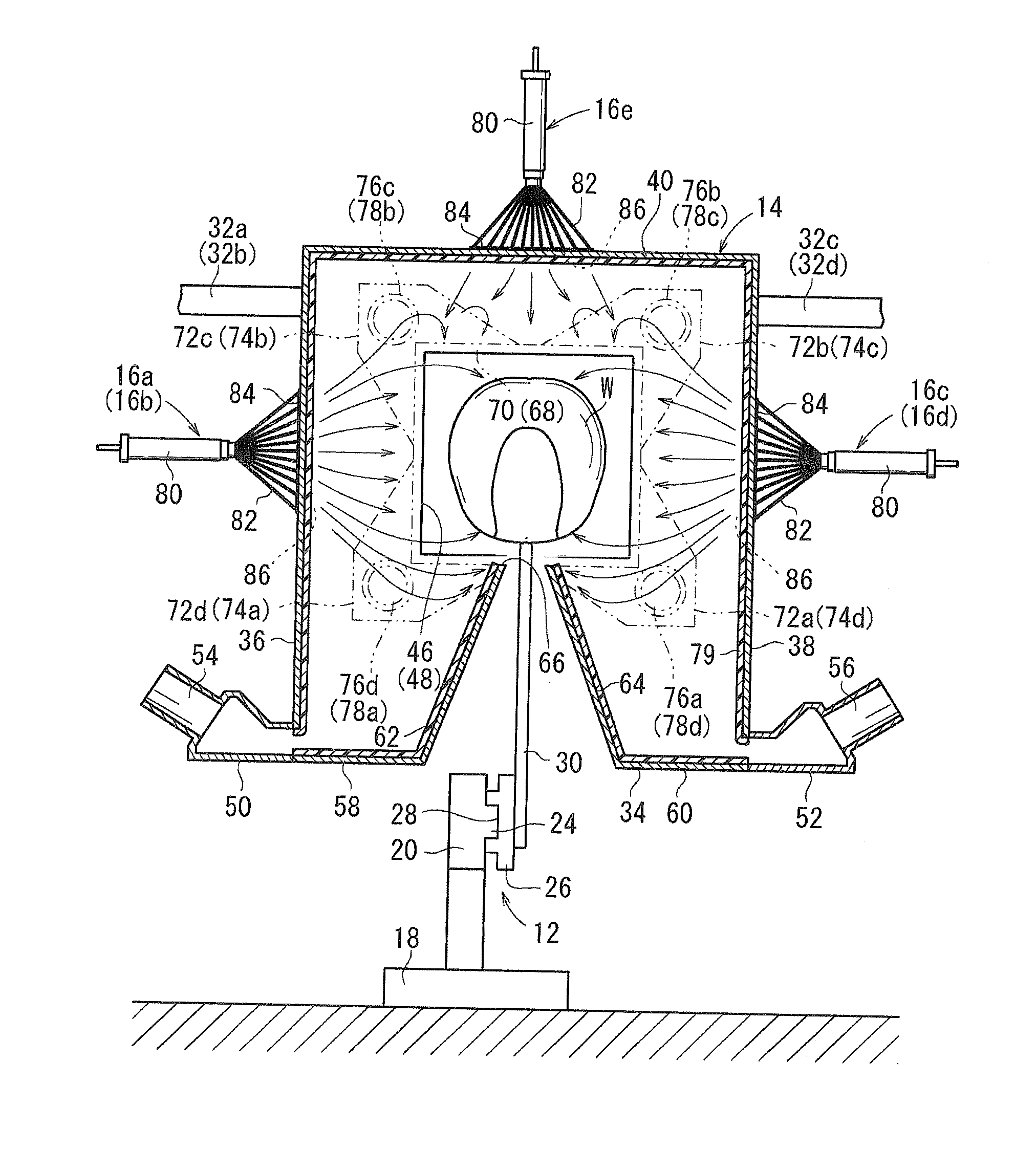 Powder coating apparatus and powder coating method