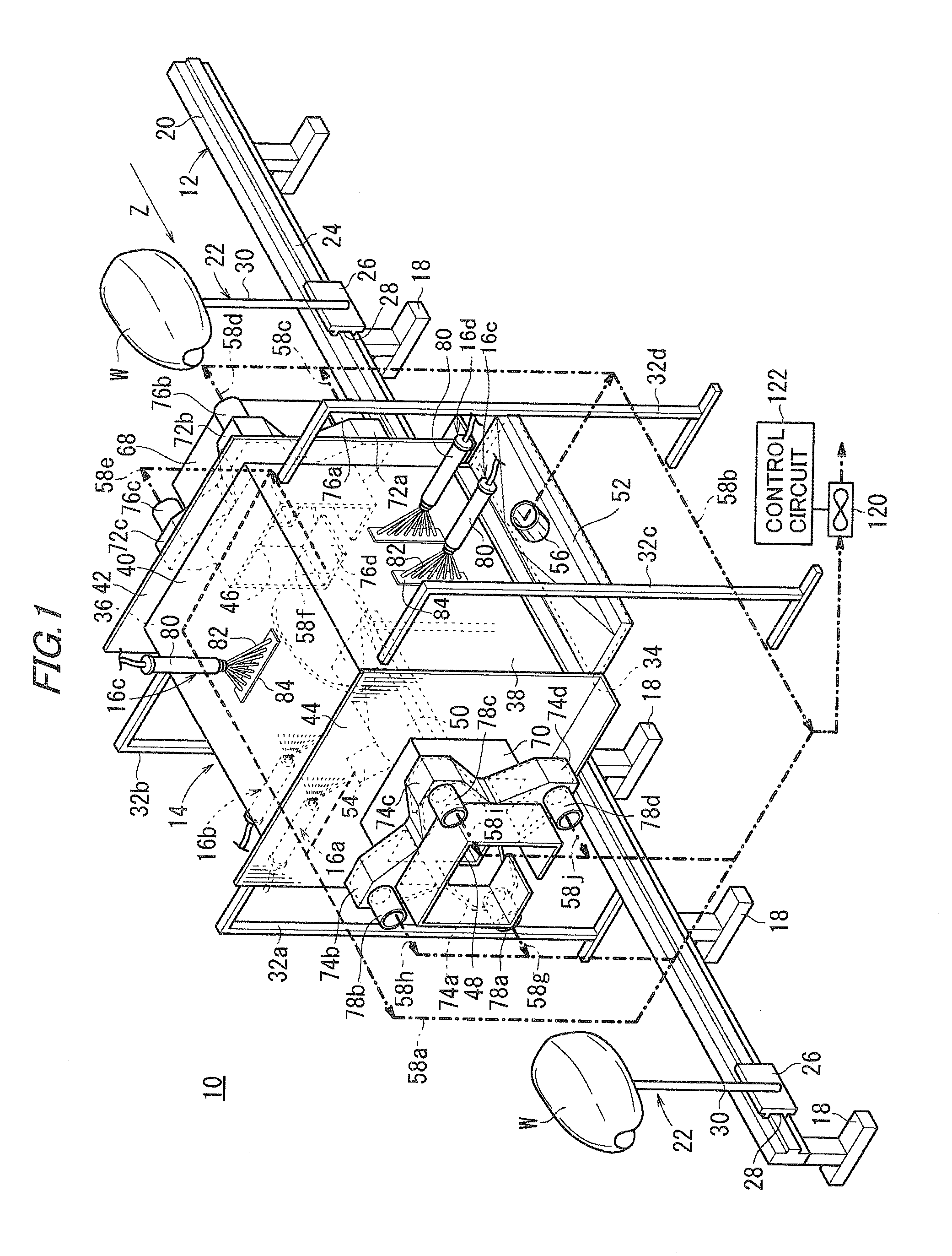 Powder coating apparatus and powder coating method