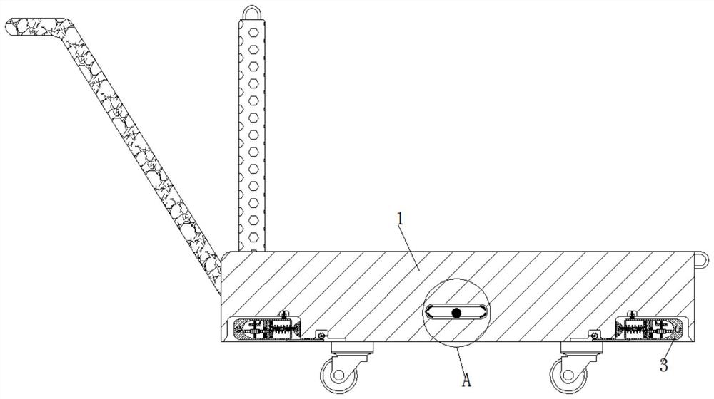 Express carrying device based on balance principle