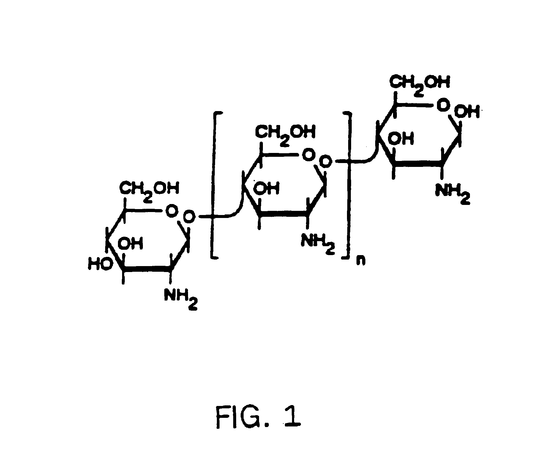 Hard surface cleaners containing chitosan